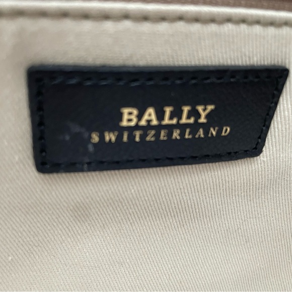 Bally Black Pebbled Leather Tote Bag - Picture 5 of 9